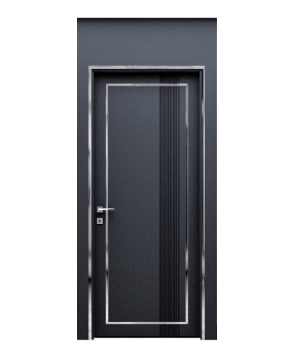 BY-6001V Porte intérieure Laqué Vitrée